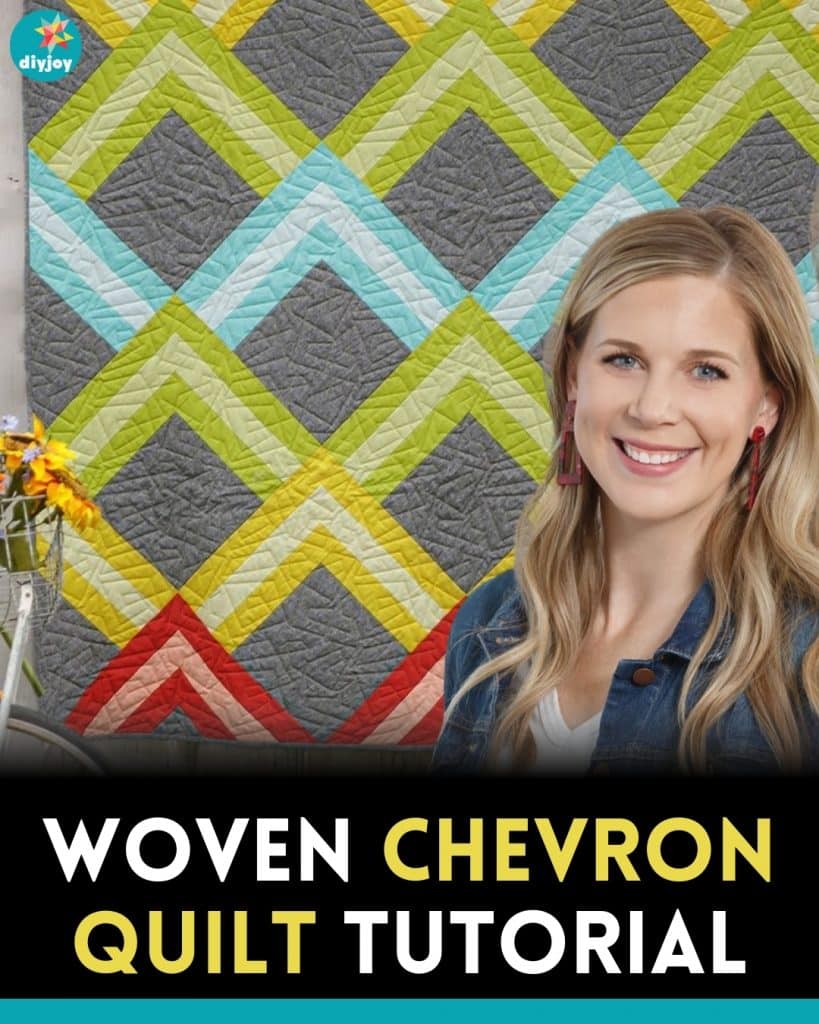 Woven Chevron Quilt Tutorial