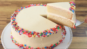 Classic Vanilla Birthday Cake Recipe