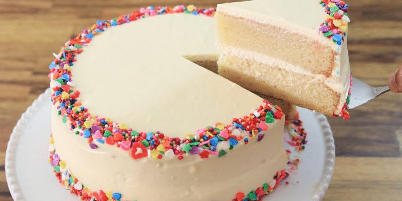 Classic Vanilla Birthday Cake Recipe | DIY Joy Projects and Crafts Ideas