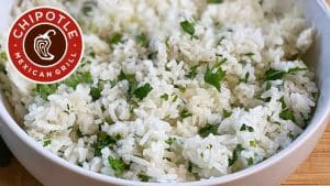 Copycat Chipotle White Rice Recipe