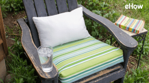 DIY No-Sew Outdoor Patio Cushion