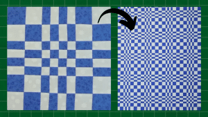 Disappearing 4-Patch Illusion Quilt Tutorial