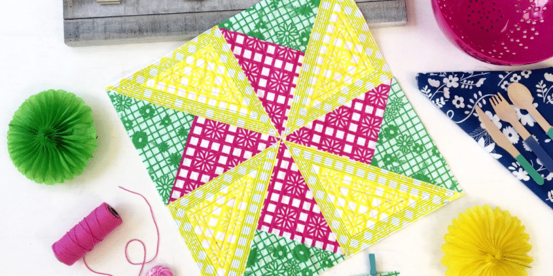 Easy Double Pinwheel Quilt Block Tutorial | DIY Joy Projects and Crafts Ideas