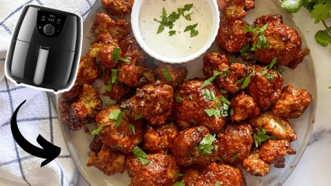 Easy Air Fryer BBQ Cauliflower Wings Recipe | DIY Joy Projects and Crafts Ideas