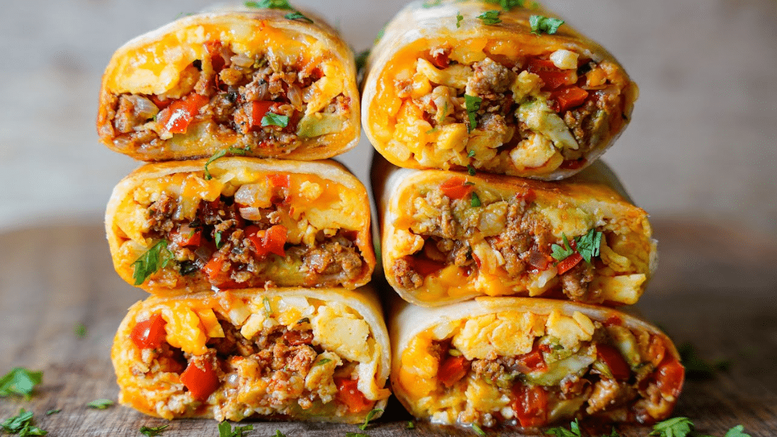 Easy Breakfast Burrito Recipe | DIY Joy Projects and Crafts Ideas