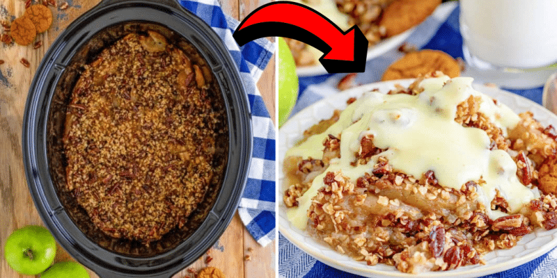 Easy Crockpot Apple Crisp Recipe | DIY Joy Projects and Crafts Ideas