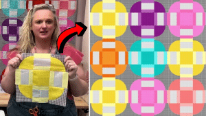 How to Make a Curvy Dash Quilt Block