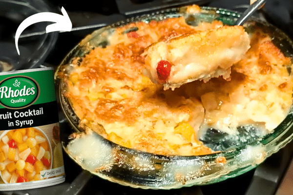 Easy Fruit Cocktail Cobbler Recipe