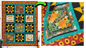 Easy Gather Together Panel Quilt Tutorial