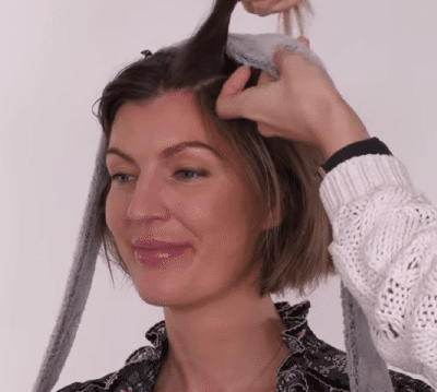 Easy Heatless Curls for Short Hair - DIY Joy