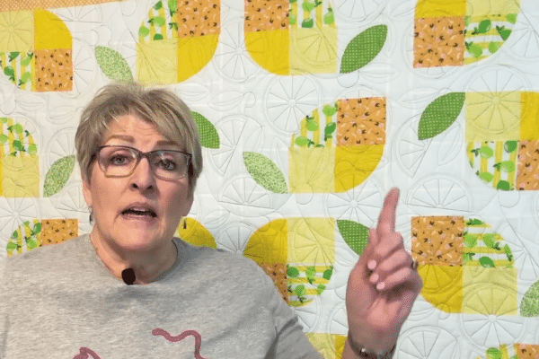 Easy Lemon Quilt Block Tutorial