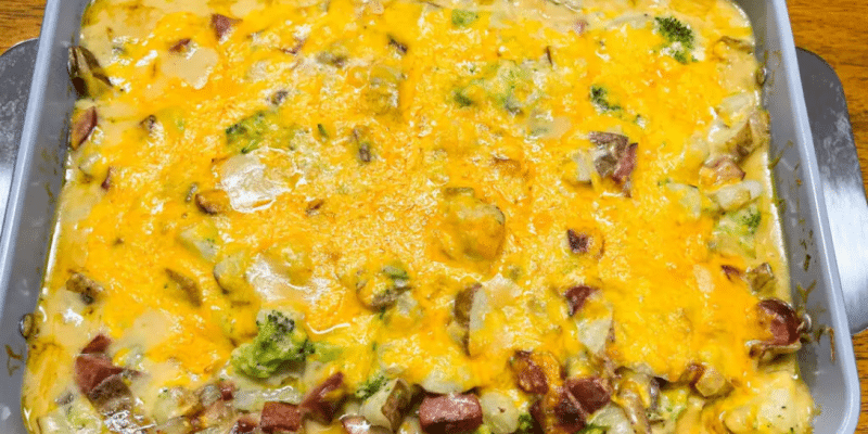 Easy Potato, Sausage, & Broccoli Casserole Recipe | DIY Joy Projects and Crafts Ideas