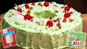 Easy 70’s Watergate Pistachio Cake Recipe