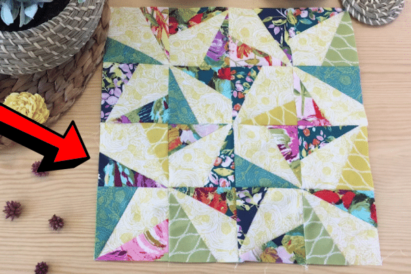Easy Wonky Pinwheel Quilt Block