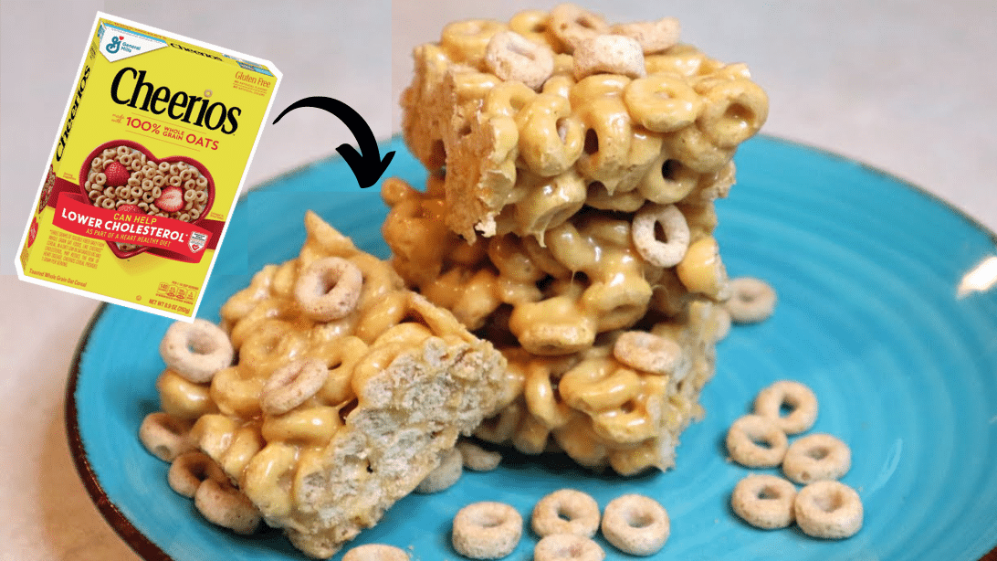 Easy Peanut Butter Cheerios Bars Recipe | DIY Joy Projects and Crafts Ideas