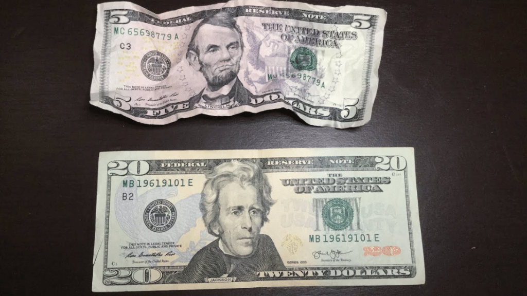 How to Make Your Bills Crisp Again Without an Iron