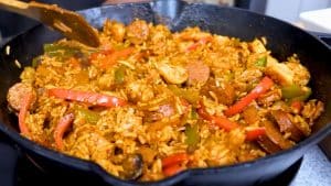 Sausage Pepper and Rice Skillet Recipe