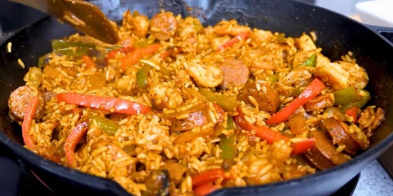 Sausage Pepper and Rice Skillet Recipe | DIY Joy Projects and Crafts Ideas