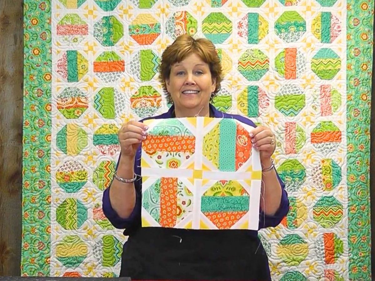 The Beach Ball Quilt With Jenny Doan - DIY Joy