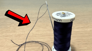 The Easiest Way to Double Thread a Needle