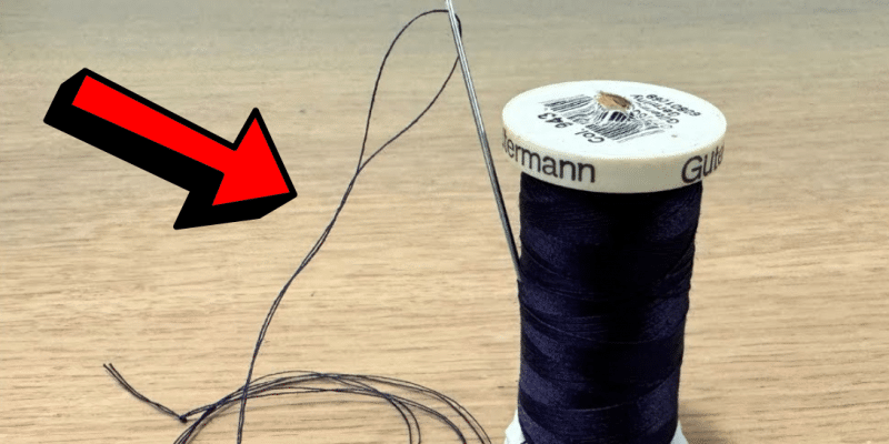 The Easiest Way to Double Thread a Needle | DIY Joy Projects and Crafts Ideas