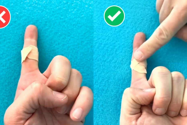 The Right Way to Put Band Aids On