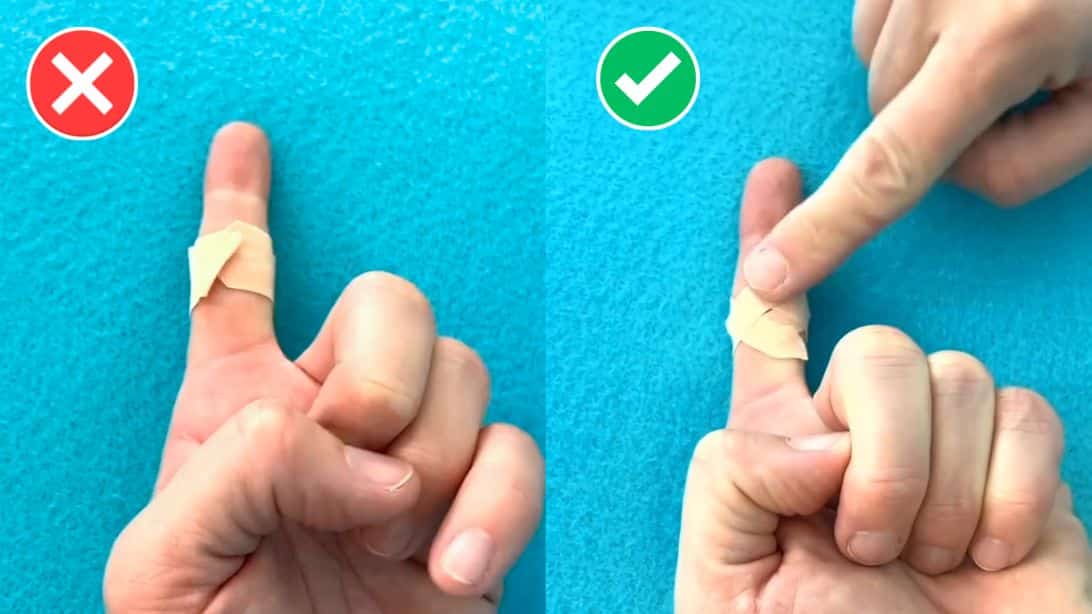 The Right Way to Put Band Aids On Your Finger | DIY Joy Projects and Crafts Ideas