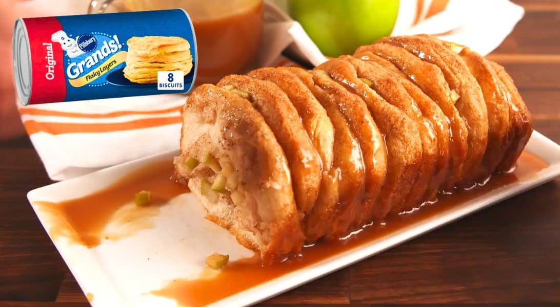 Caramel Apple PullApart Bread