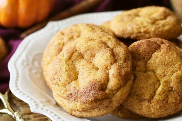 Chewy Pumpkin Snickerdoodles