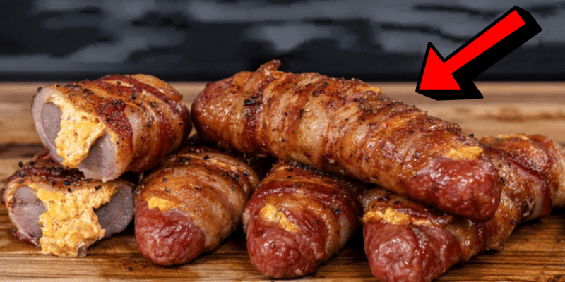 Easy Bacon-Wrapped Sausage Poppers | DIY Joy Projects and Crafts Ideas