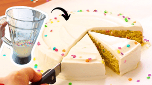 Easy Blender Vanilla Cake Recipe