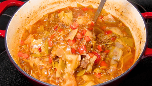 Easy Cabbage Roll Soup Recipe