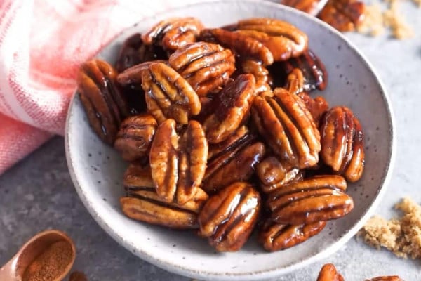 Easy Candied Pecans Recipe