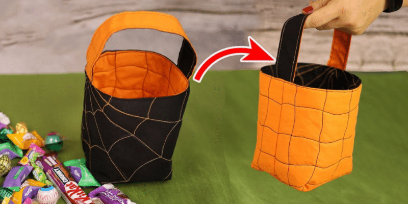 Easy DIY Reversible Trick or Treat Bag | DIY Joy Projects and Crafts Ideas