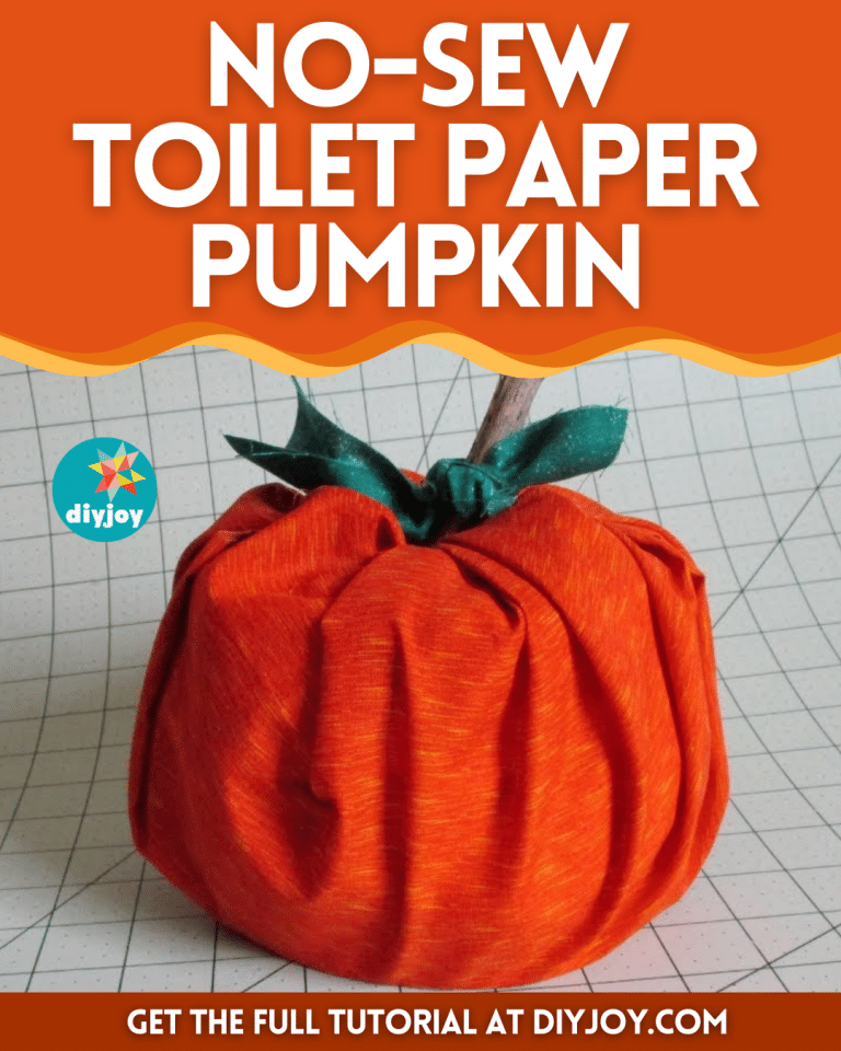 Easy No-Sew Toilet Paper Pumpkin Tutorial - DIY Joy