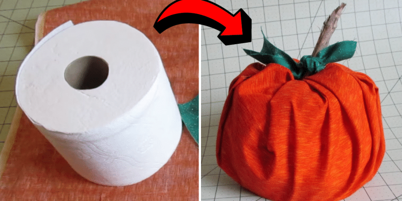 Easy No-Sew Toilet Paper Pumpkin Tutorial | DIY Joy Projects and Crafts Ideas