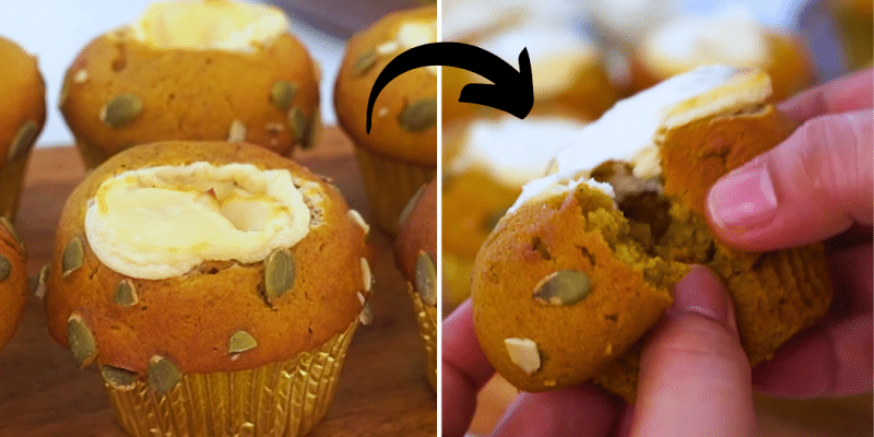 Easy Pumpkin Cream Cheese Muffins | DIY Joy Projects and Crafts Ideas