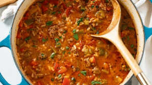 Easy Stuffed Pepper Soup Recipe