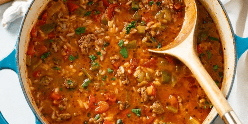 Easy Stuffed Pepper Soup Recipe | DIY Joy Projects and Crafts Ideas