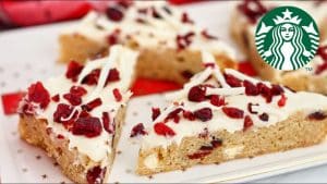 Gluten Free Starbucks Copycat Cranberry Bliss Bars