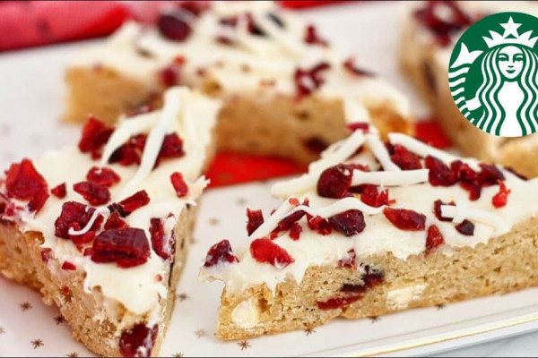 Gluten Free Starbucks Copycat Cranberry Bliss Bars