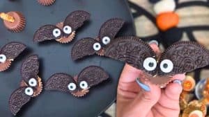 Halloween Oreo Bats