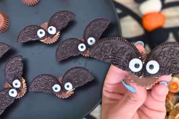 Halloween Oreo Bats