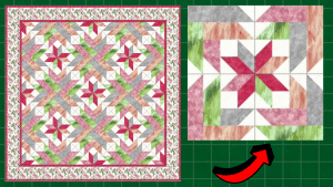 How to Make Spring Roses Quilt Block