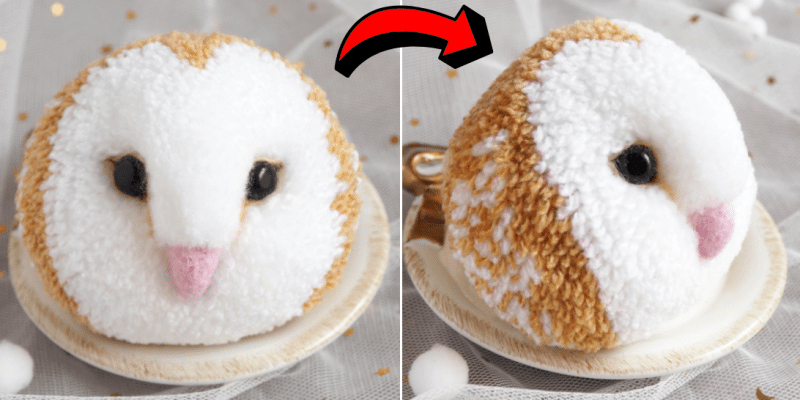 How to Make a Pompom Barn Owl | DIY Joy Projects and Crafts Ideas