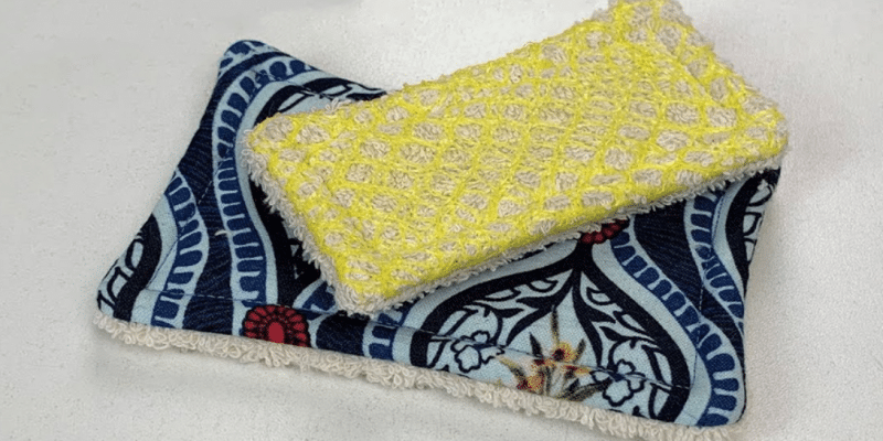 How to Sew a Reusable Sponge | DIY Joy Projects and Crafts Ideas