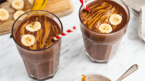 Peanut Butter Banana Milkshake Recipe