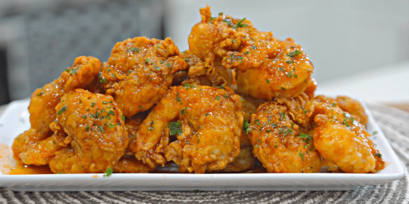 Quick Hot Honey Fried Shrimp Recipe | DIY Joy Projects and Crafts Ideas