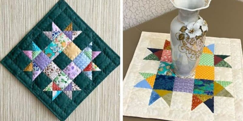 Quilted Table Topper Tutorial | DIY Joy Projects and Crafts Ideas