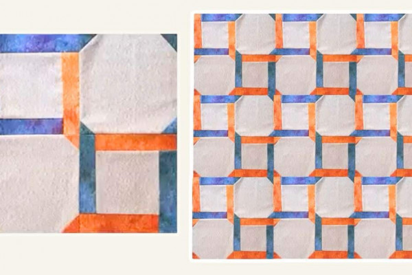 Twist Knot Quilt Block